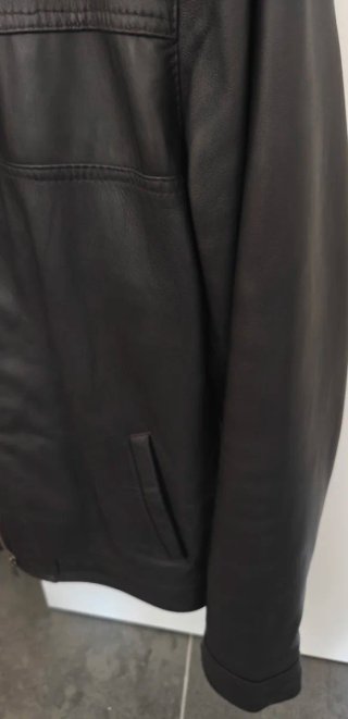 Chyston Cazadora Piel Marrón Talla XL