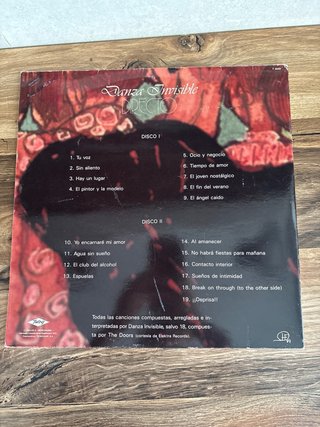Vinilo Danza Invisible Directo