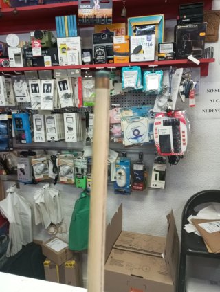 Palo de billar con estuche