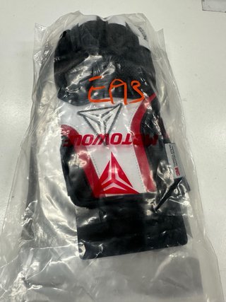 Guantes Motocross Motowolf Negro/Blanco/Rojo