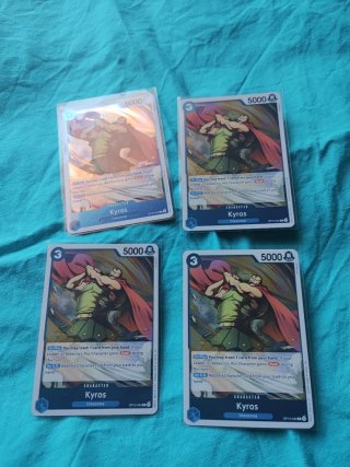 4 Cartas One Piece TCG Kyros OP15-042