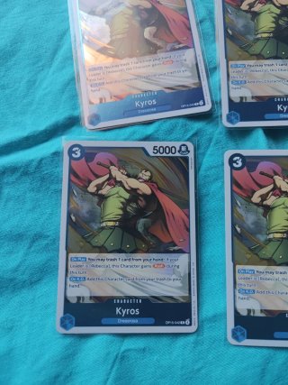 4 Cartas One Piece TCG Kyros OP15-042