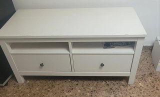 Cómoda 2 cajones Ikea blanca