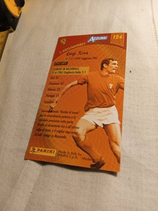 Figurina Luigi Riva Azzurri
