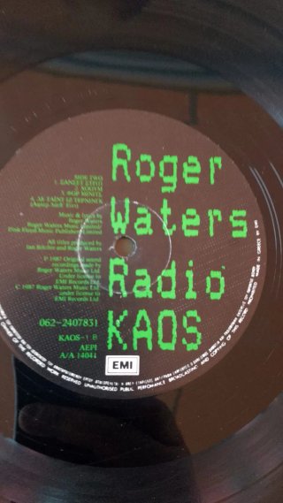 Roger Waters Radio Kaos Vinile