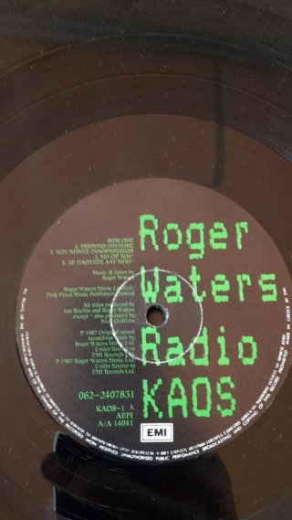 Roger Waters Radio Kaos Vinile