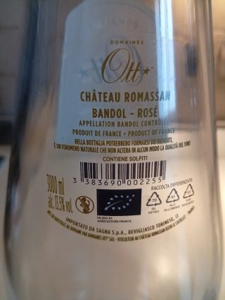 Bottiglie Ott Magnum Vuote in Vetro