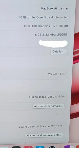 MacBook Air 13 Rosa 2018