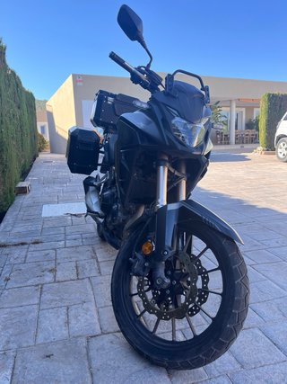 Honda CB500X + Givi Trekker Topbox and Sideboxes