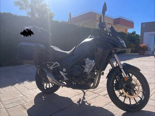 Honda CB500X + Givi Trekker Topbox and Sideboxes