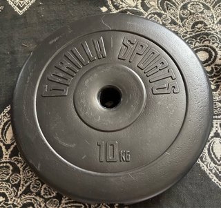 2 discos de pesa Gorilla Sports 10 kg