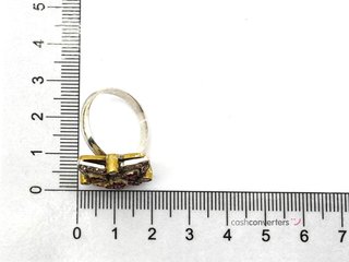sortija plata 925mm con piedra con diamante,cuarzo