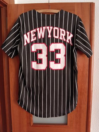 Camisa Béisbol Y2K Rayas