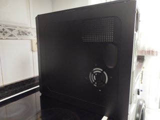 Caja ATX PC Negra y Plateada