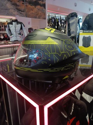 Casco AGV K1 Talla ML Negro y Amarillo