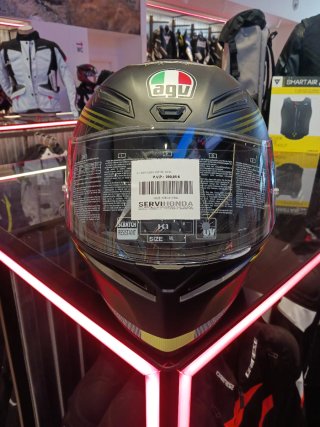 Casco AGV K1 Talla ML Negro y Amarillo