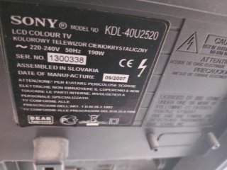 Televisor Sony Bravia 40 Plata