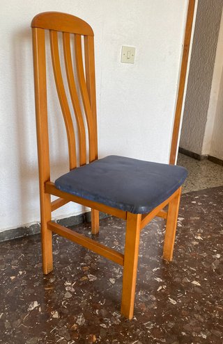 Mesa Comedor Redonda Madera + 6 Sillas