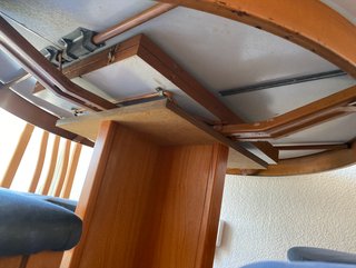Mesa Comedor Redonda Madera + 6 Sillas
