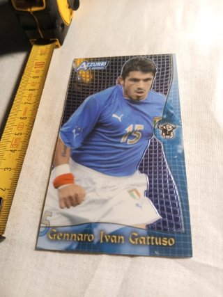 Figurina Calciatore Gattuso Italia Azzurri
