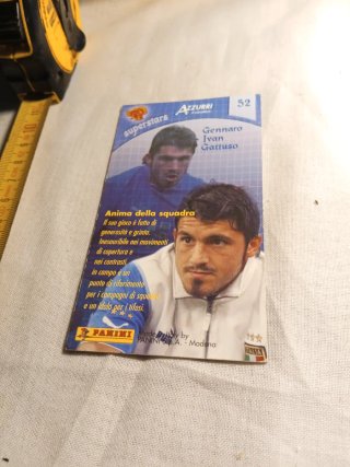Figurina Calciatore Gattuso Italia Azzurri