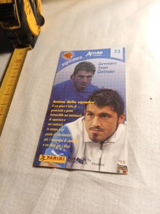 Figurina Calciatore Gattuso Italia Azzurri