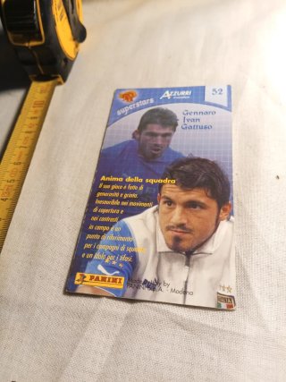 Figurina Calciatore Gattuso Italia Azzurri