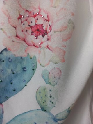 Blusa Festa con estampado de cactus