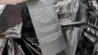 Trench Studio ID Zach Coat Piel Negro T.M