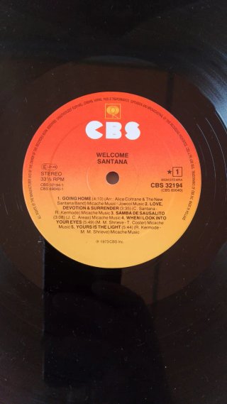 Santana Welcome Vinile LP