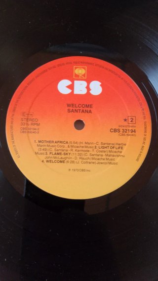 Santana Welcome Vinile LP