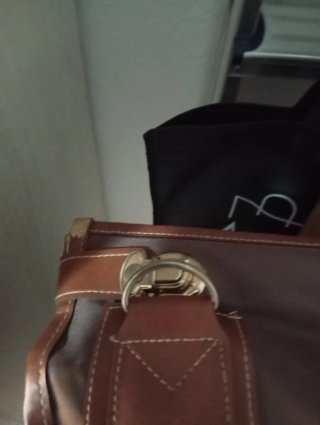 Bolsa de viaje amplia marrón