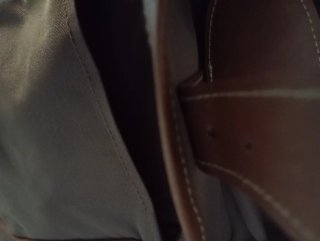 Bolsa de viaje amplia marrón