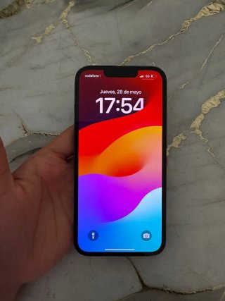 iPhone Negro con Funda de cámara blillante
