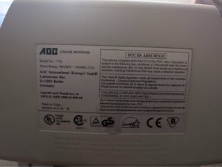Monitor AOC 7Vlr CRT