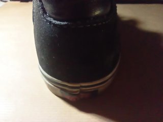 Zapatillas Vans rojas y negras Talla 45