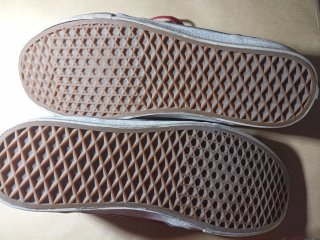 Zapatillas Vans rojas y negras Talla 45