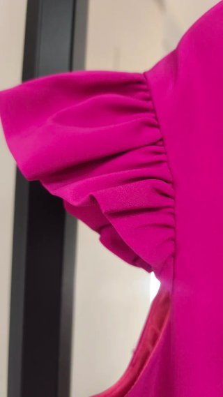 Vestido evento fucsia