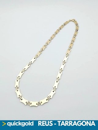035-02-00863 GARGANTILLA ORO 18K BICOLOR