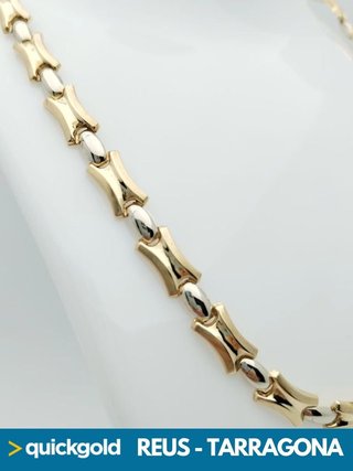035-02-00863 GARGANTILLA ORO 18K BICOLOR
