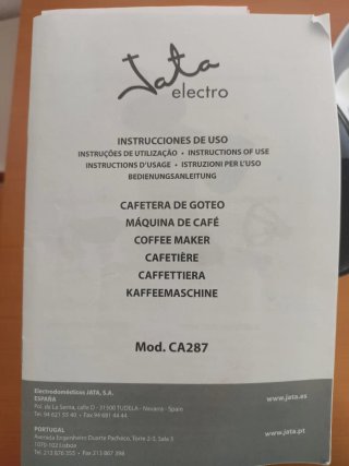 Regalo cafetera Jata