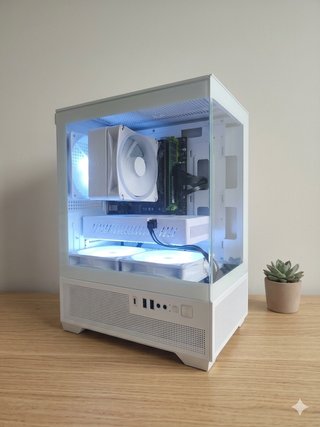 PC Gaming Blanco Intel RX 580 8GB 16GB RAM