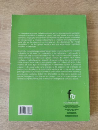 Manual de urgencias para el técnico en emergencias