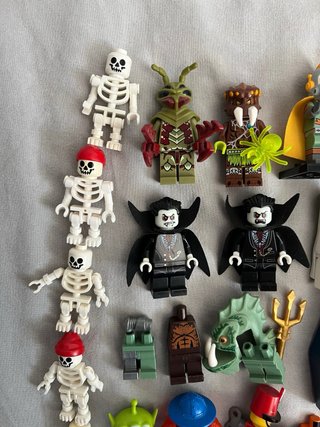 Lote LEGO Minifiguras, Vampiro, Atlantis, Medusa