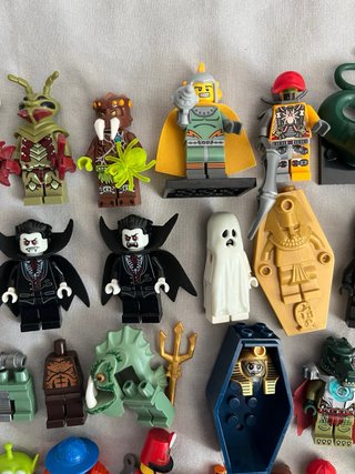Lote LEGO Minifiguras, Vampiro, Atlantis, Medusa
