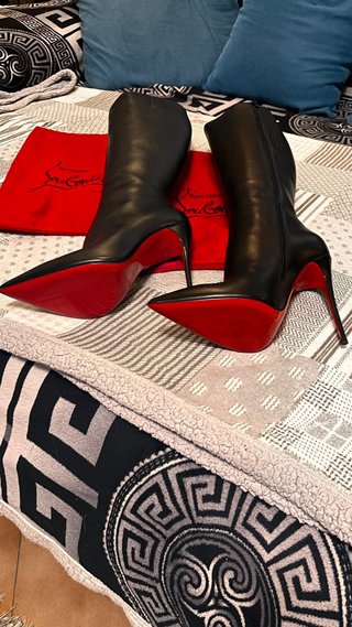 Stivali Kate Christian Louboutin neri
