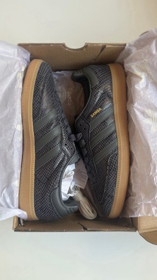 Adidas Samba Negro Piel Serpiente Talla 39