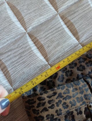 Pantaloni Fendi leopardati marrone/grigio