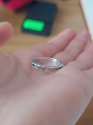Anillo Alianza Eternidad de Plata de Ley 925