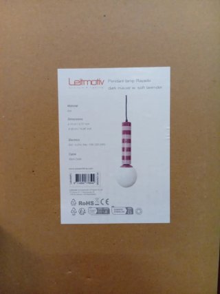 Lámpara colgante Leitmotiv Rayado